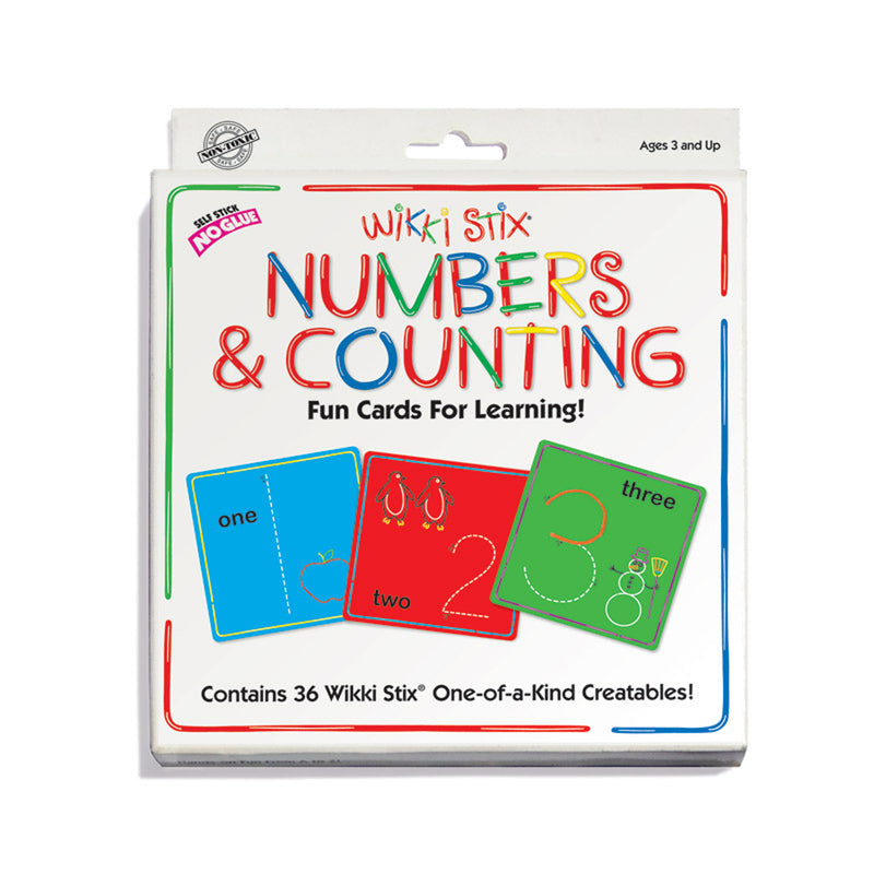 Wikki Stix Numbers & Counting Cards