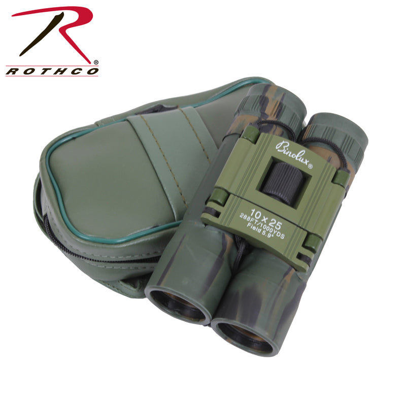 Rothco Camo Compact 10 X 25mm Binoculars