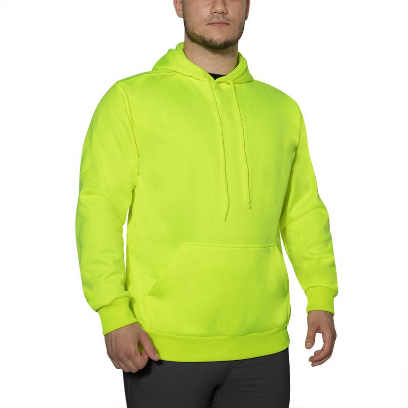 Rothco High-Vis Performance Hooded Sweatshirt - Safety Green