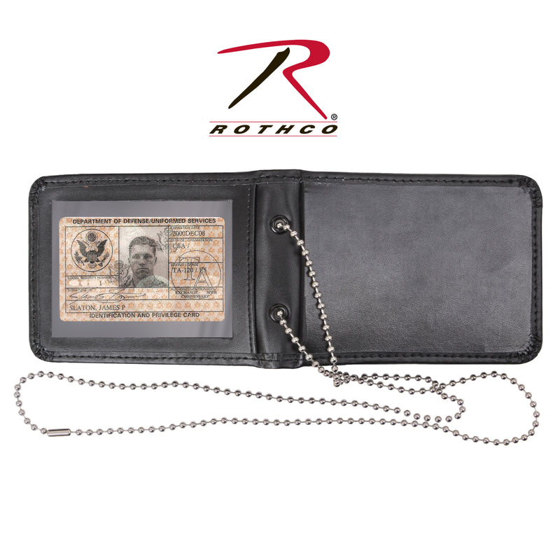 Rothco Leather Neck Identification Holder