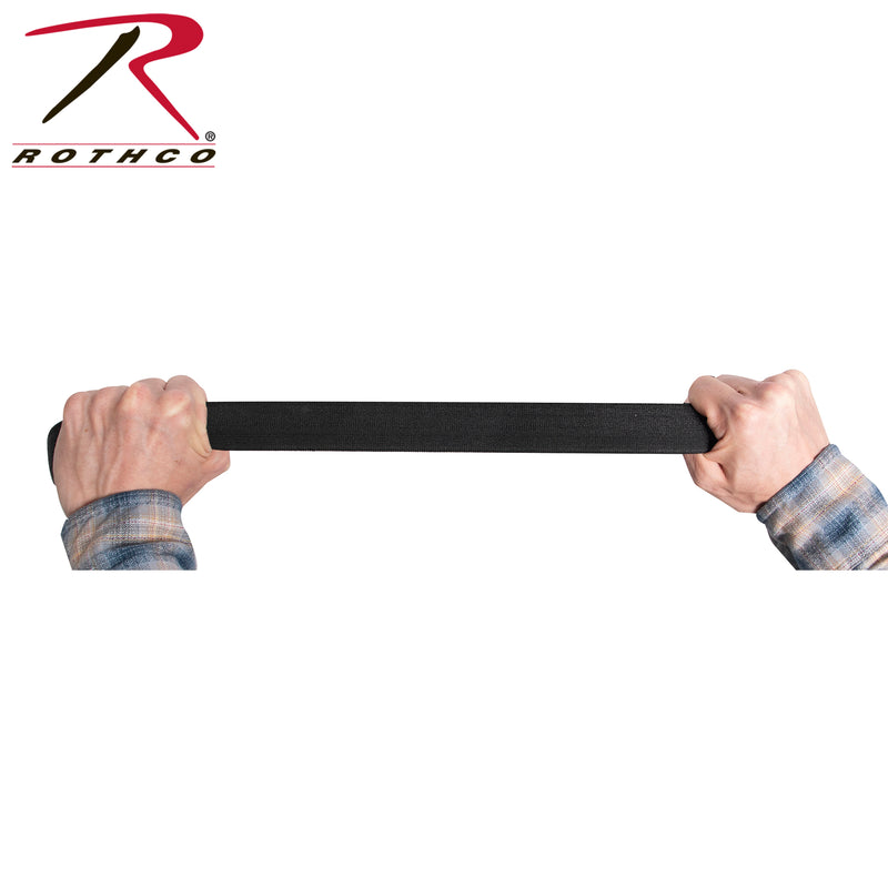 Rothco Elastic Stretch Web Belt - 54 Inches Long | Black