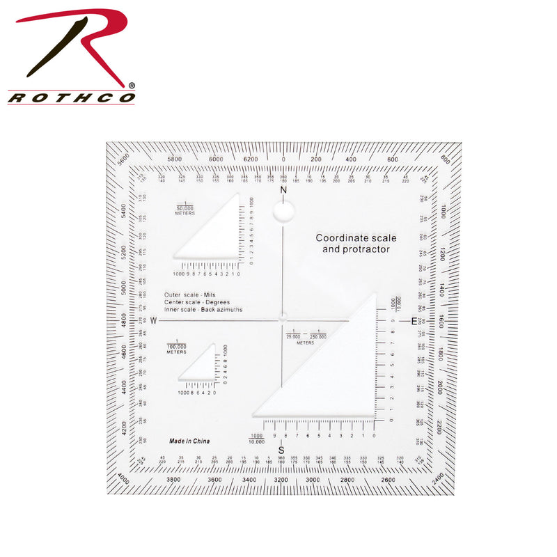 Rothco Coordinate Scale Protractor