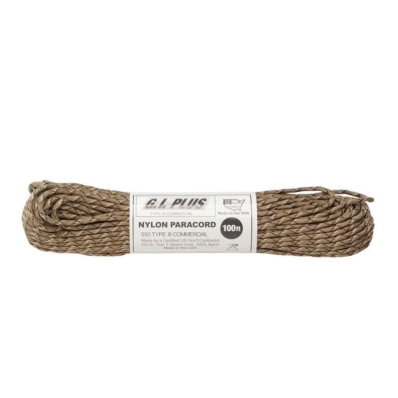 Rothco 550lb Type III Nylon Camo Paracord