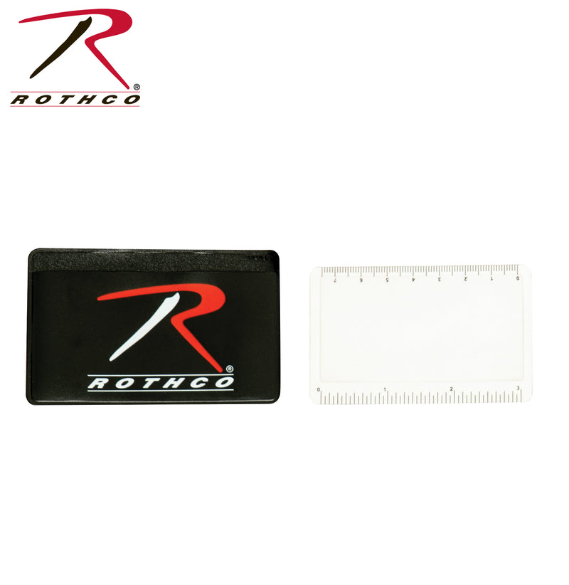 Rothco Survival Magnifying Card And Ruler