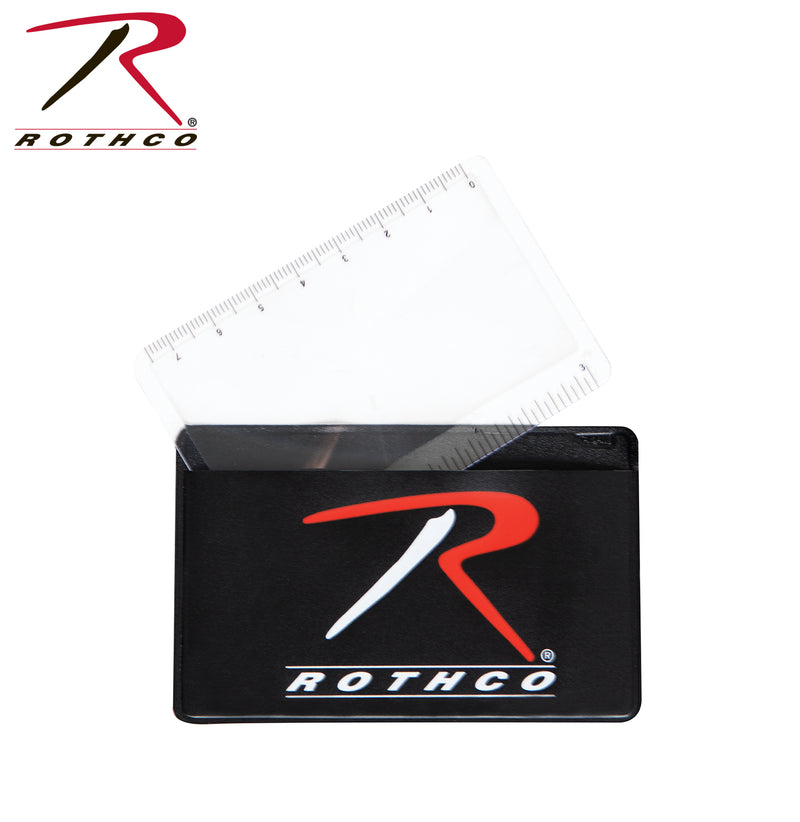 Rothco Survival Magnifying Card And Ruler