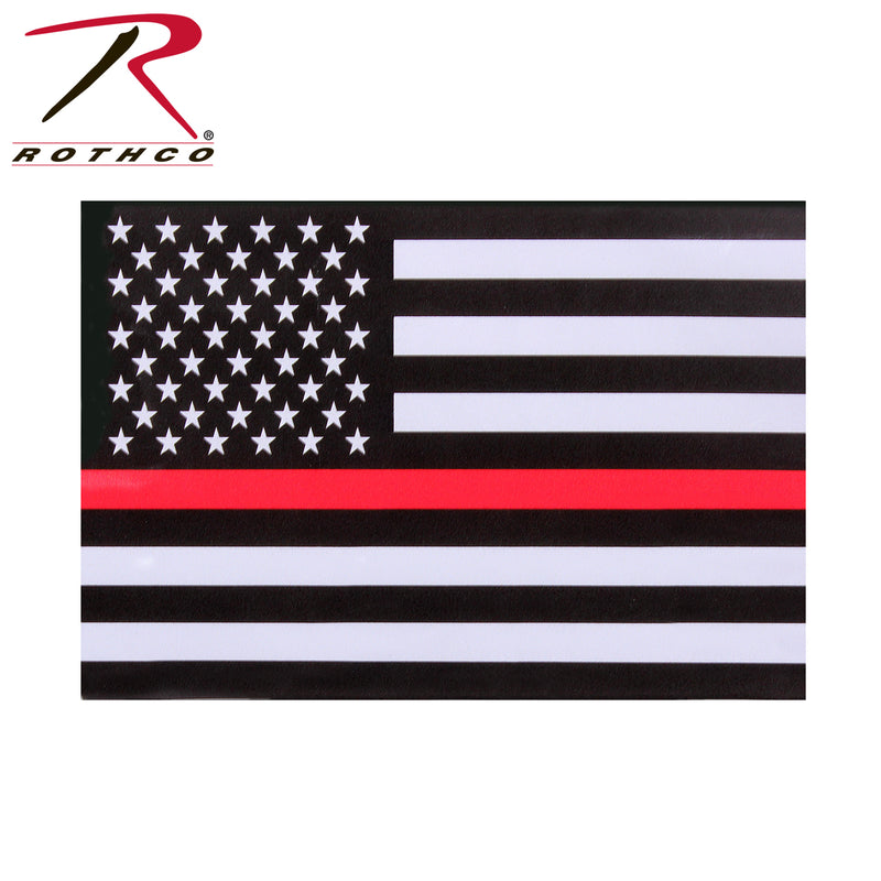 Rothco Thin Red Line Flag Decal