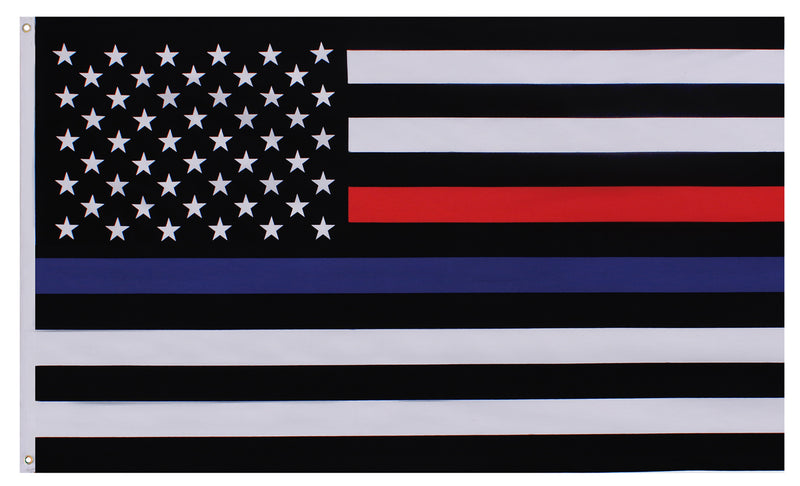 Rothco Thin Blue and Thin Red Line Flag