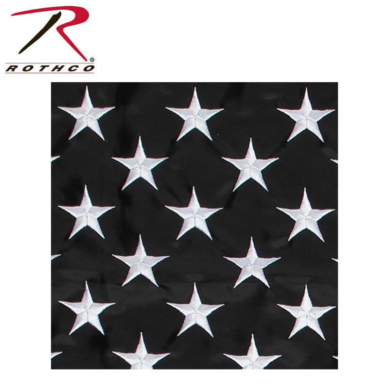 Rothco Deluxe Thin Red Line Flag - 3' X 5'