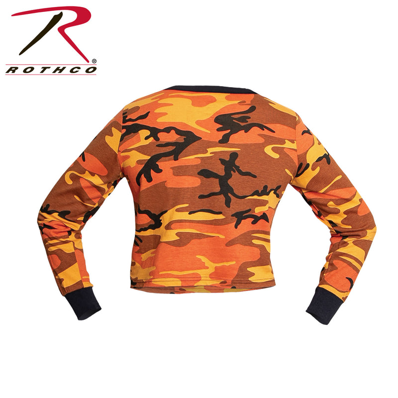 Rothco Women's Camo Long Sleeve Crop Top