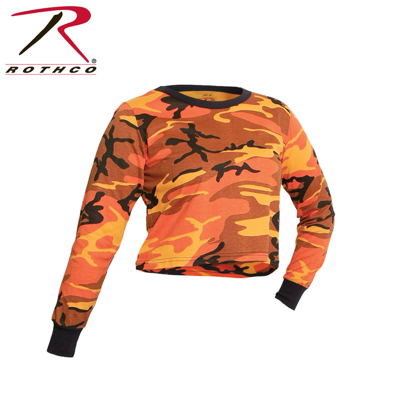 Rothco Women's Camo Long Sleeve Crop Top