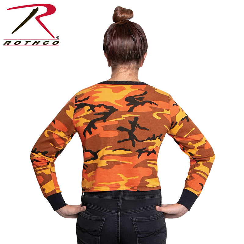 Rothco Women's Camo Long Sleeve Crop Top