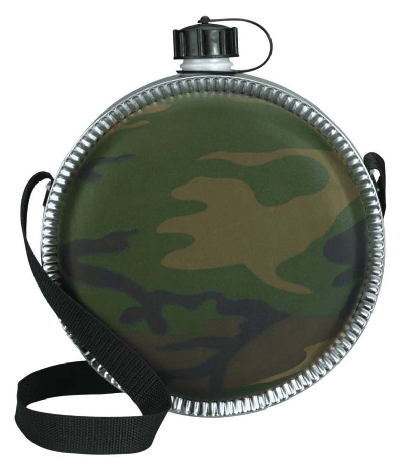 Rothco Woodland Camo 2 QT Desert Canteen