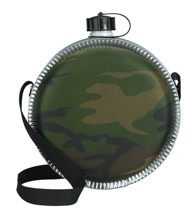 Rothco Woodland Camo 2 QT Desert Canteen