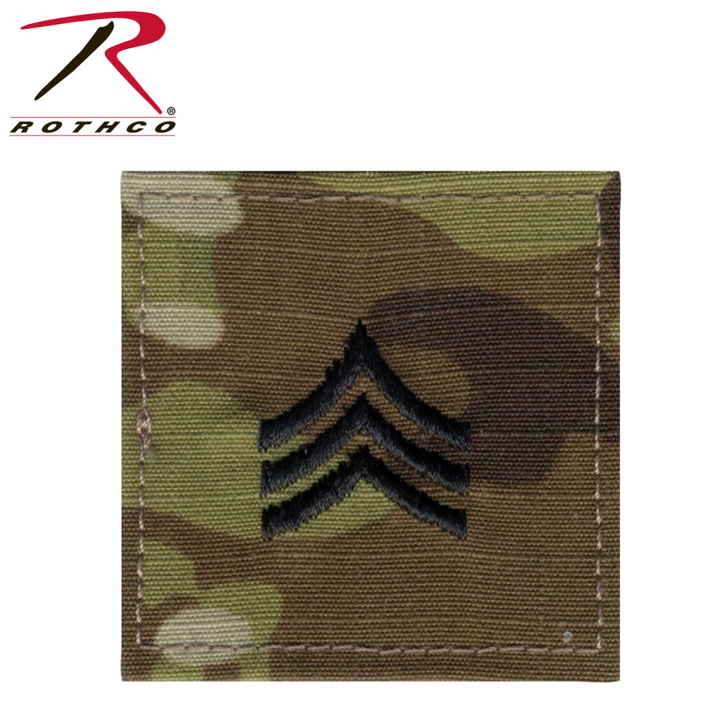 Rothco Official U.S. Made Embroidered Rank Insignia - Sergeant