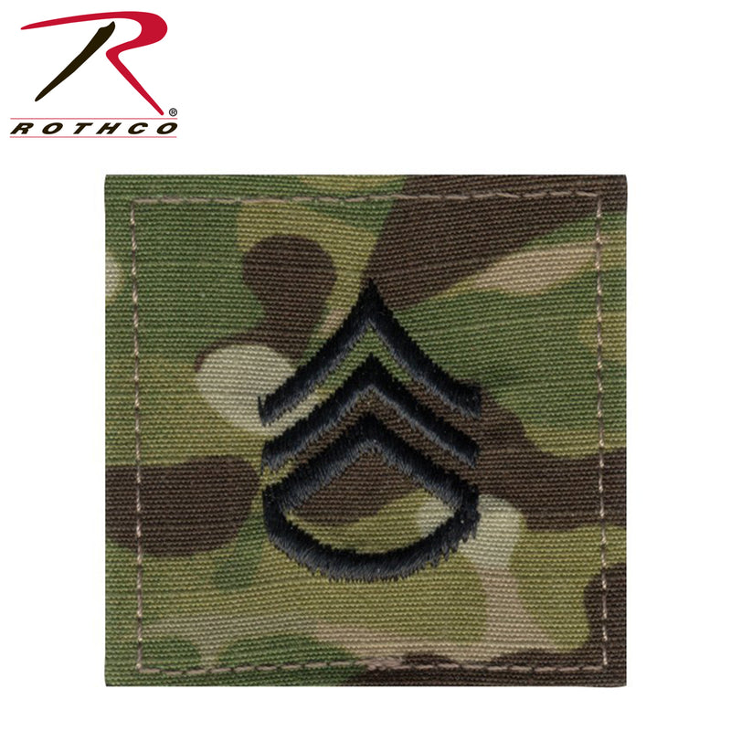 Rothco Official U.S. Made Embroidered Rank Insignia Staff Sergeant Patch