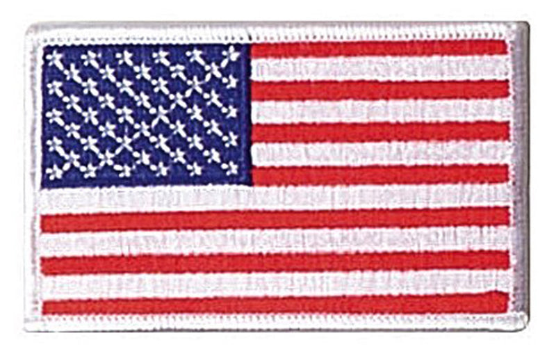 Rothco Iron On / Sew On Embroidered US Flag Patch