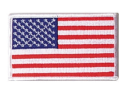 Rothco Iron On / Sew On Embroidered US Flag Patch