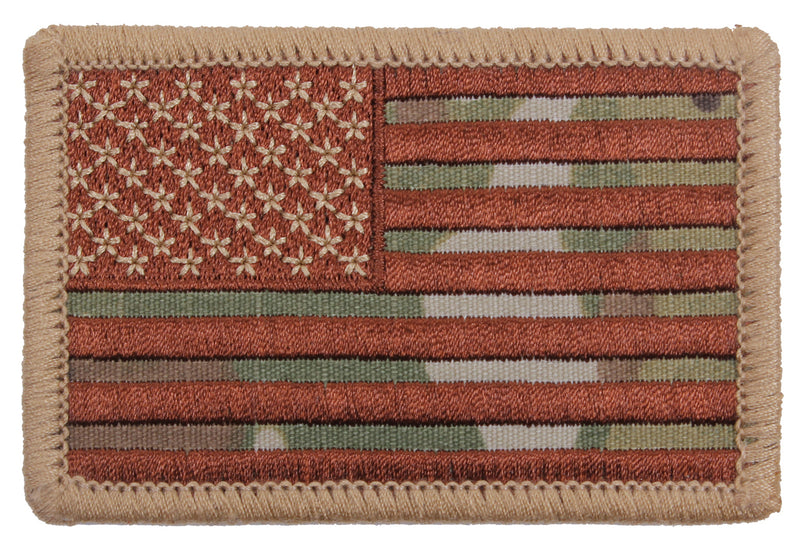 Rothco Iron On / Sew On Embroidered US Flag Patch