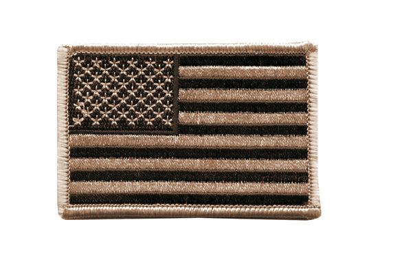 Rothco Iron On / Sew On Embroidered US Flag Patch