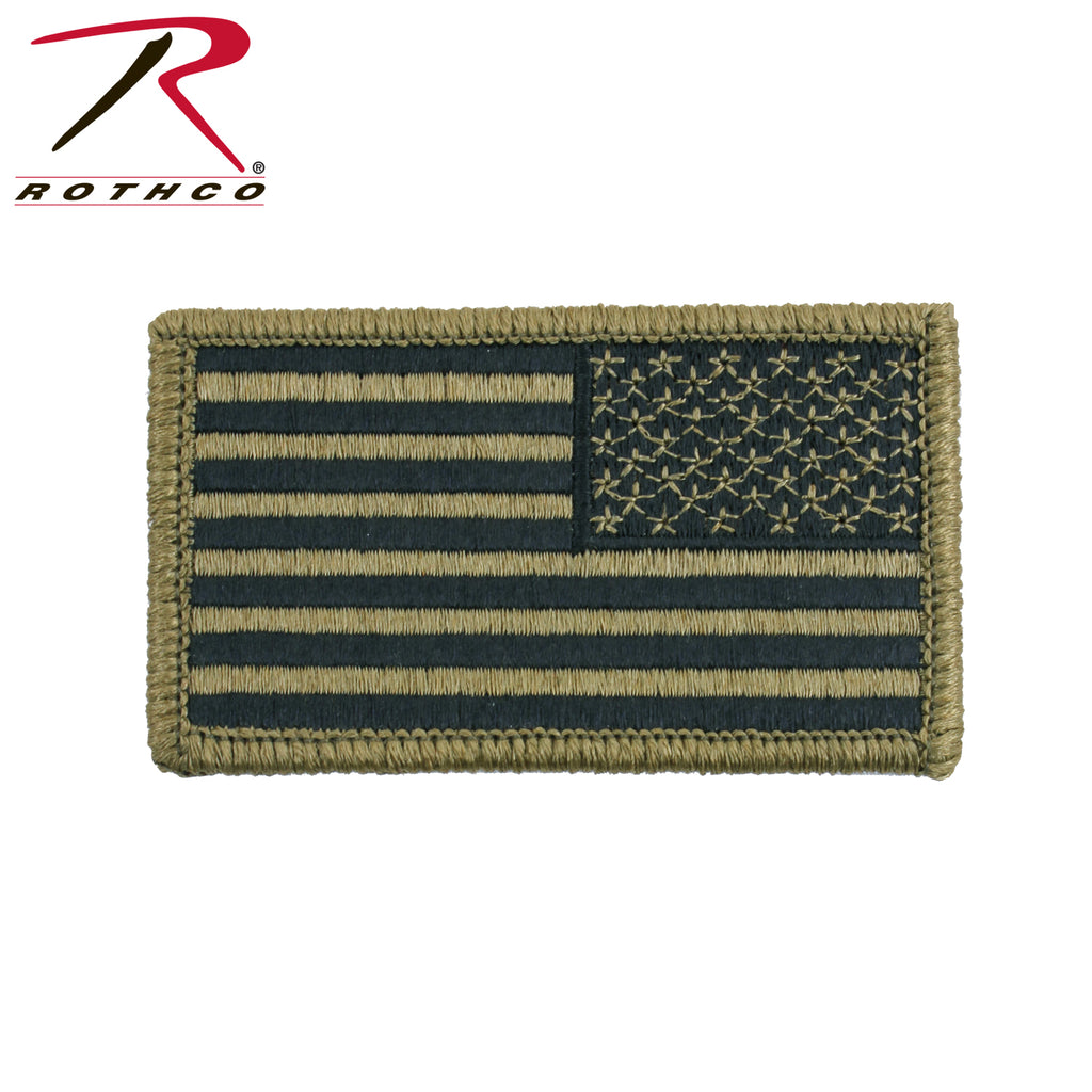 Rothco OCP American Flag Patch With Hook Back