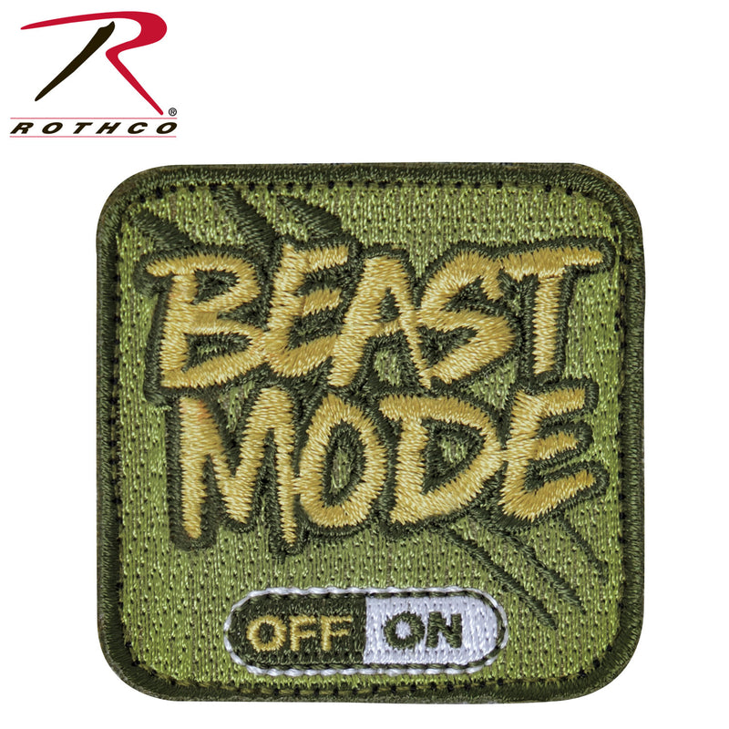 Rothco Beast Mode Patch With Hook Back