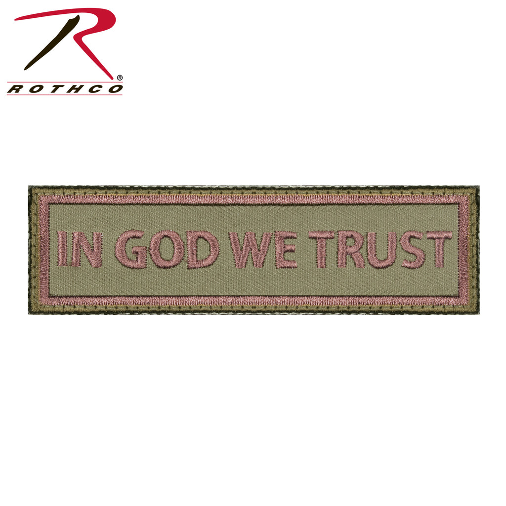 Rothco In God We Trust Morale Patch