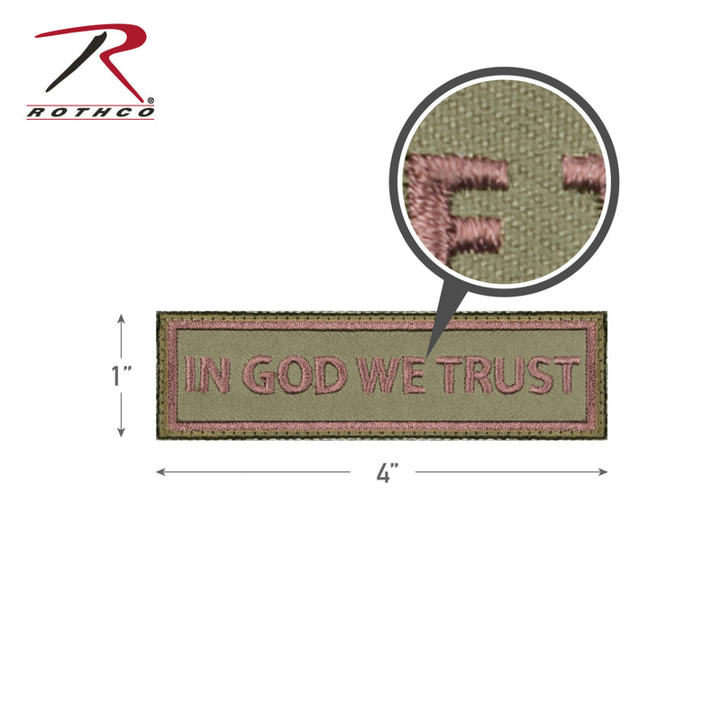 Rothco In God We Trust Morale Patch