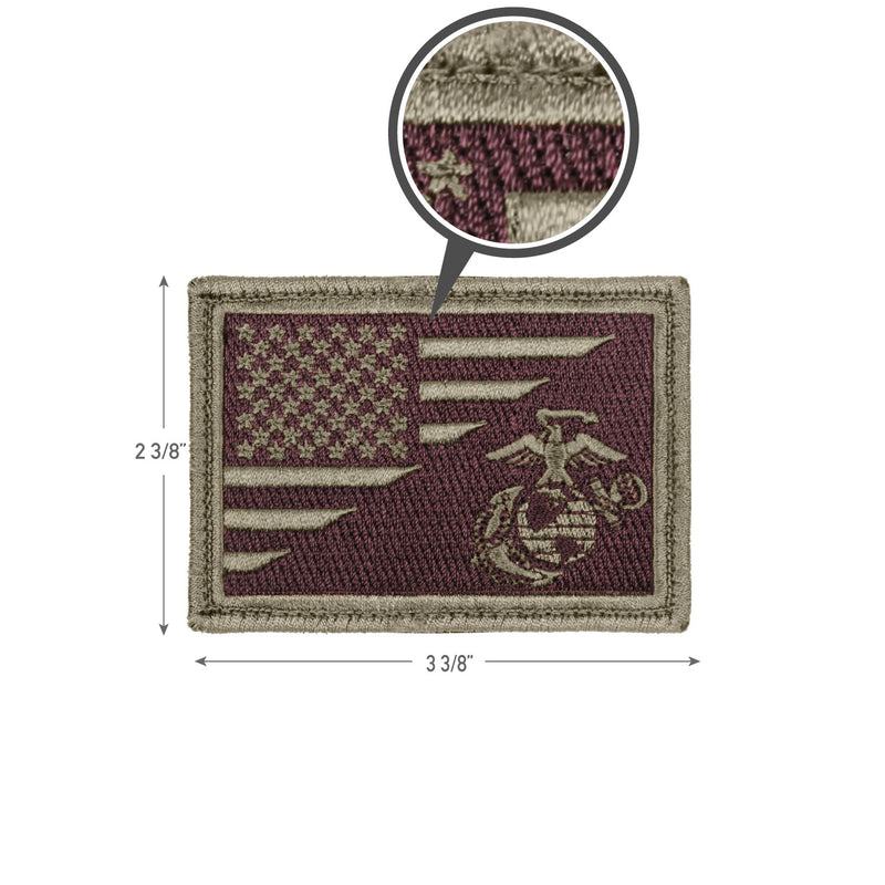 Rothco US Flag / USMC Eagle, Globe and Anchor Morale Patch