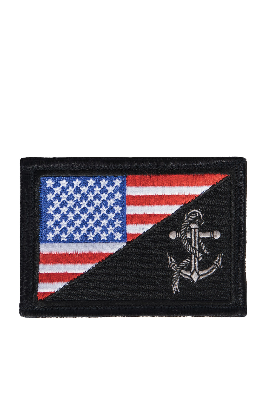 Rothco US Flag / USN Anchor Patch With Hook Back