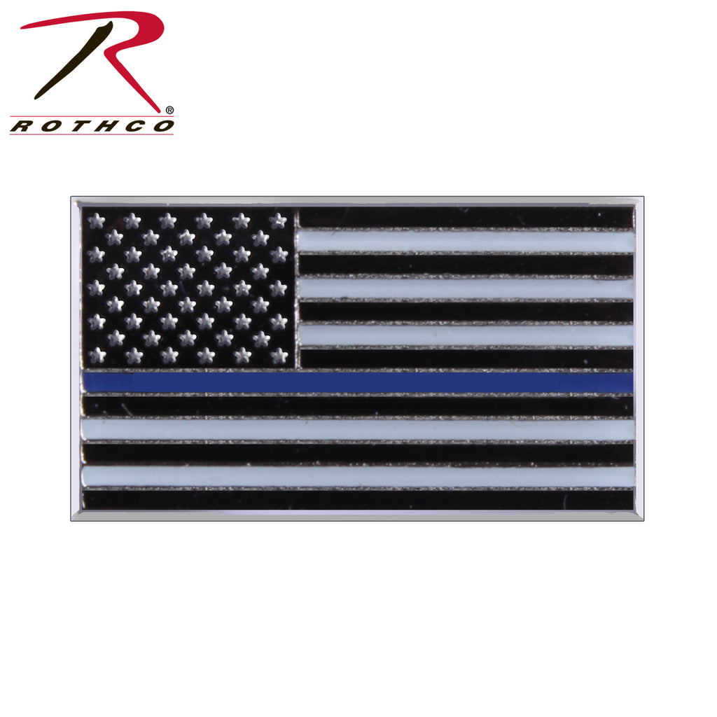 Rothco Thin Blue Line Flag Pin