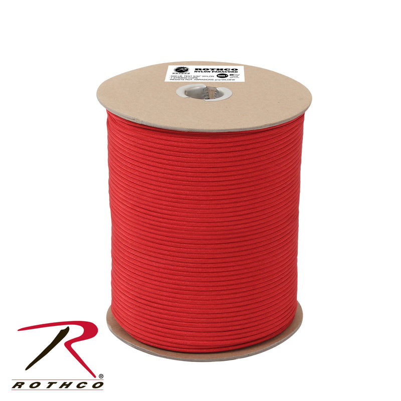 Rothco Nylon Paracord 550lb 1000 Ft Spool