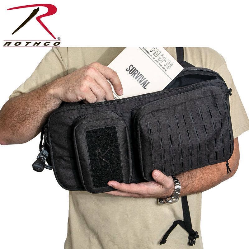 Rothco Tactical Single Sling Pack With Laser Cut MOLLE