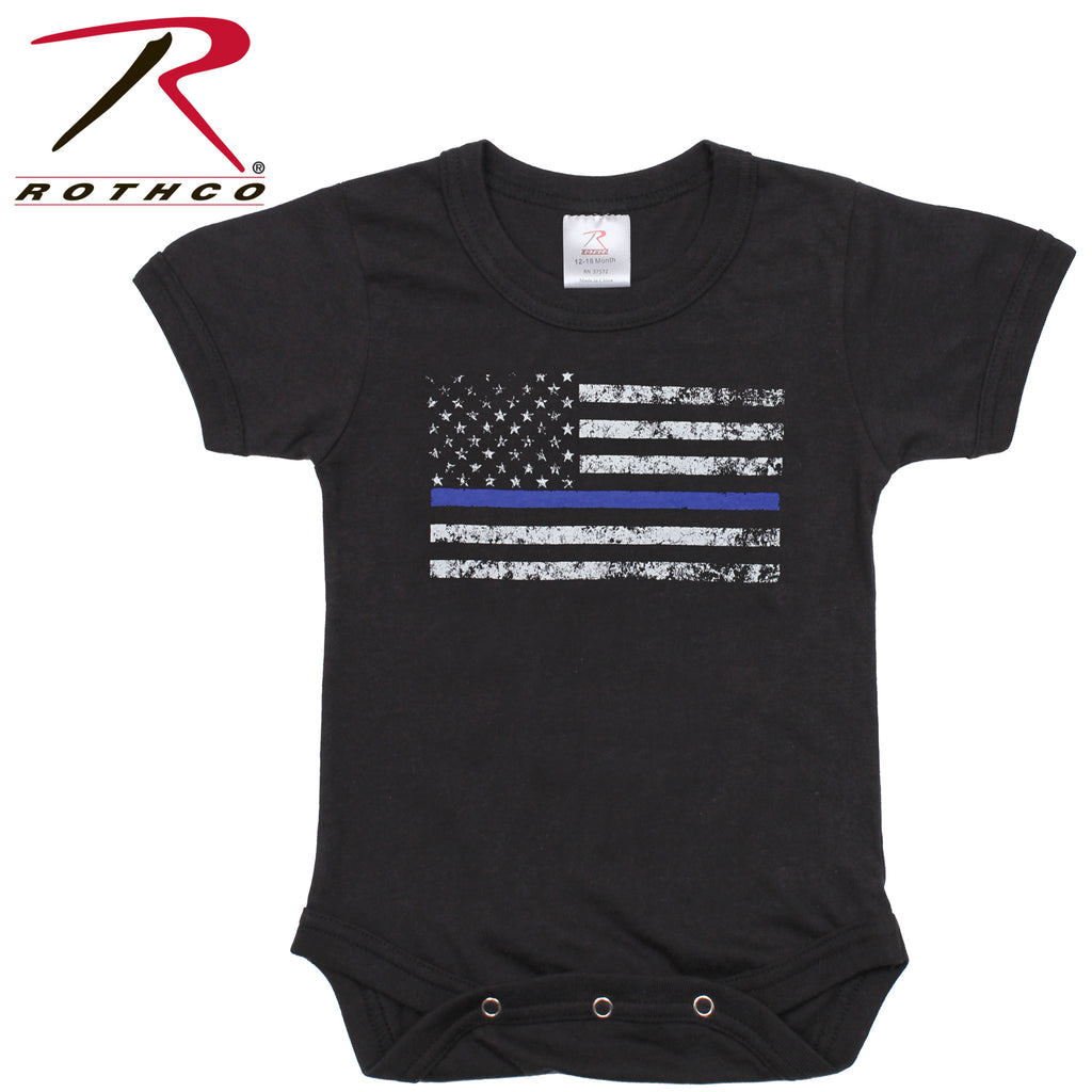 Rothco Infant Thin Blue Line One-Piece Bodysuit