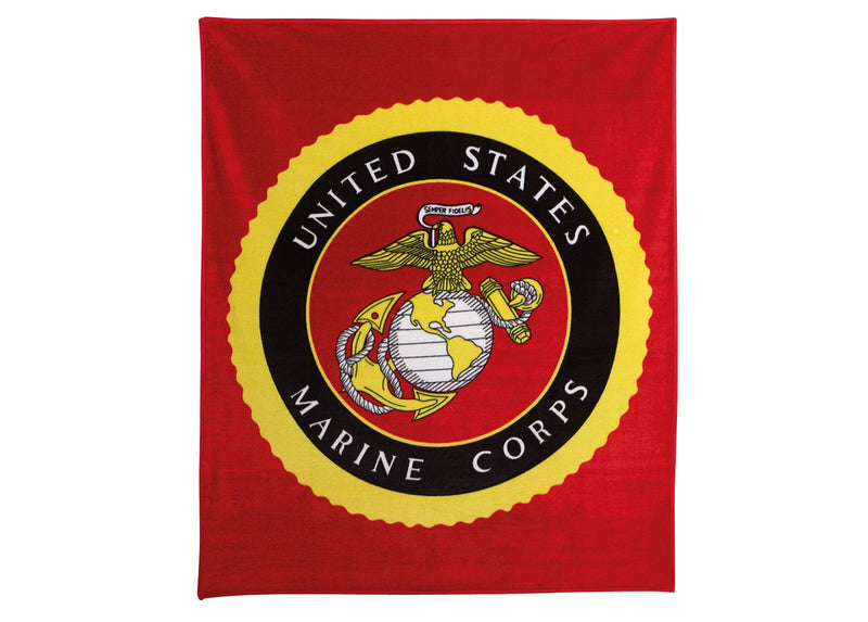 Rothco Military Insignia Fleece Blankets - Navy