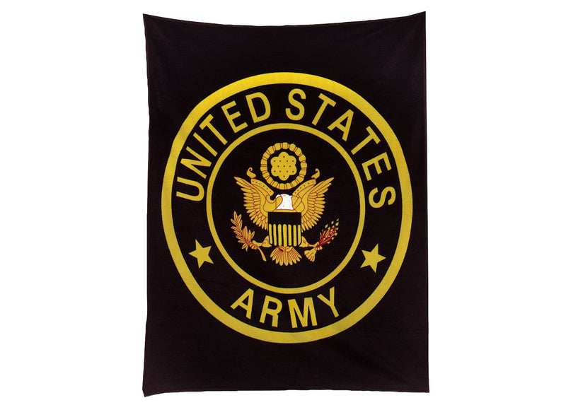 Rothco Military Insignia Fleece Blankets - Navy