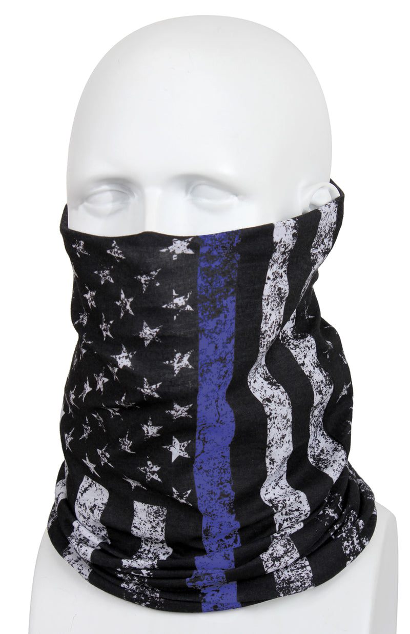 Rothco Thin Blue Line Multi-Use Tactical Wrap