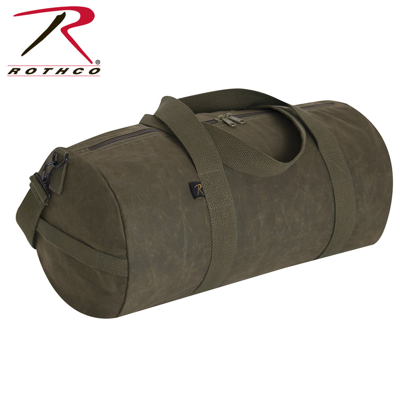 Rothco Waxed Canvas Shoulder Duffle Bag - 19 Inch