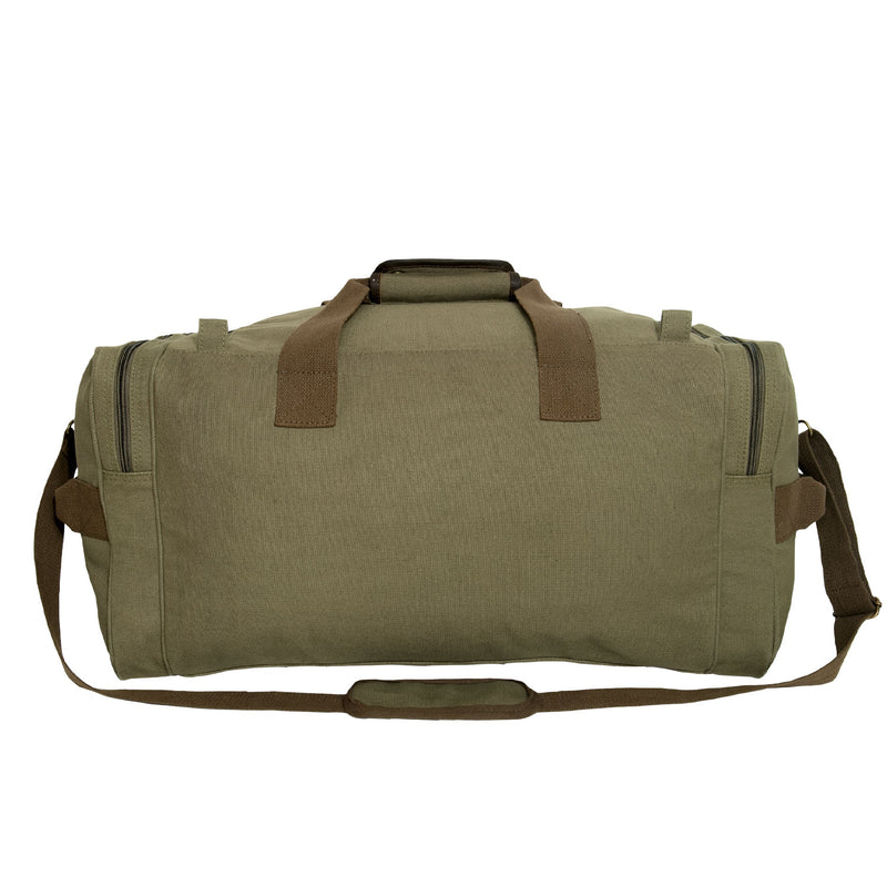 Rothco Canvas Pocketed Military Gear Bag