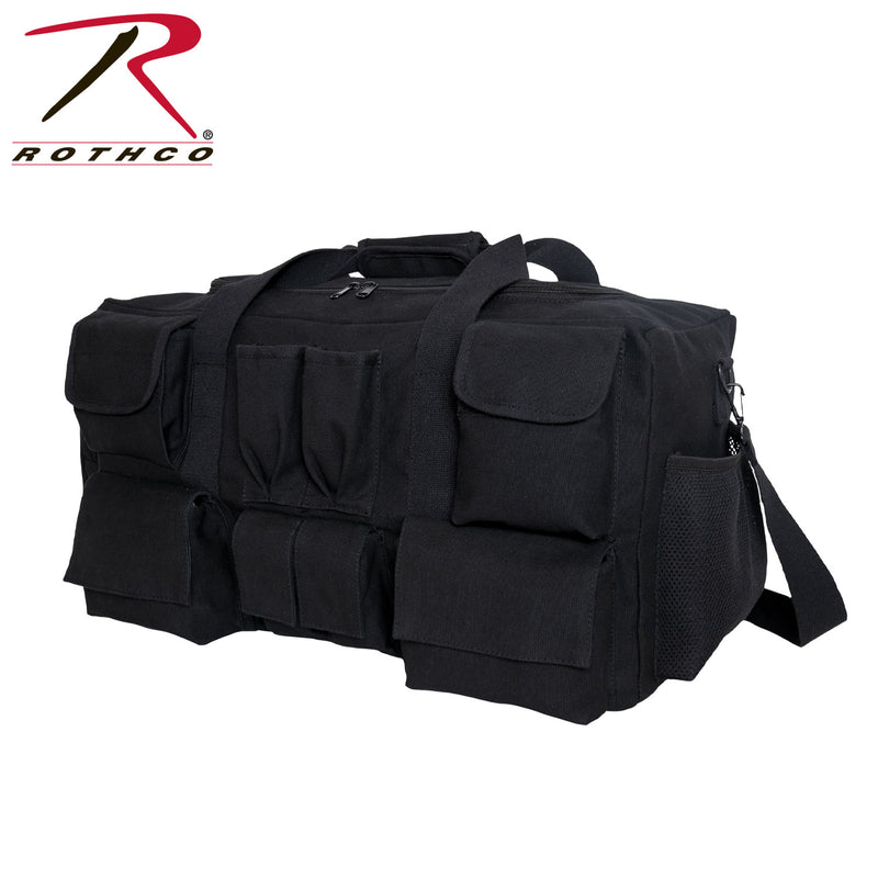 Rothco Canvas Pocketed Military Gear Bag