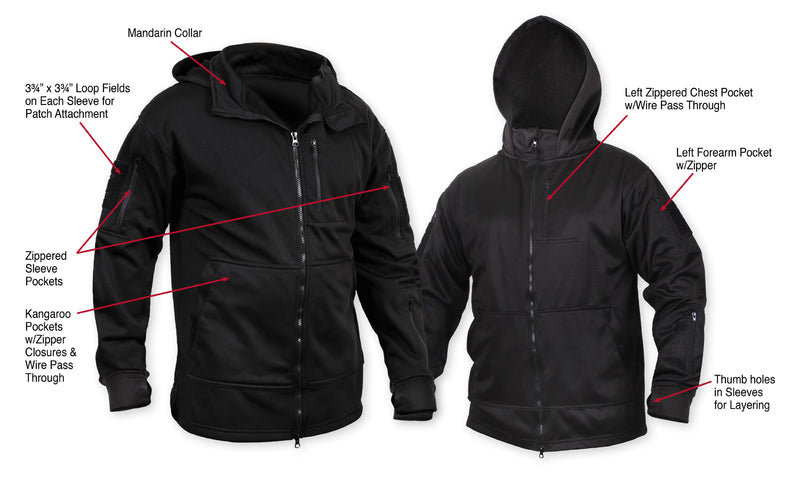 Rothco Tactical Zip Up Hoodie