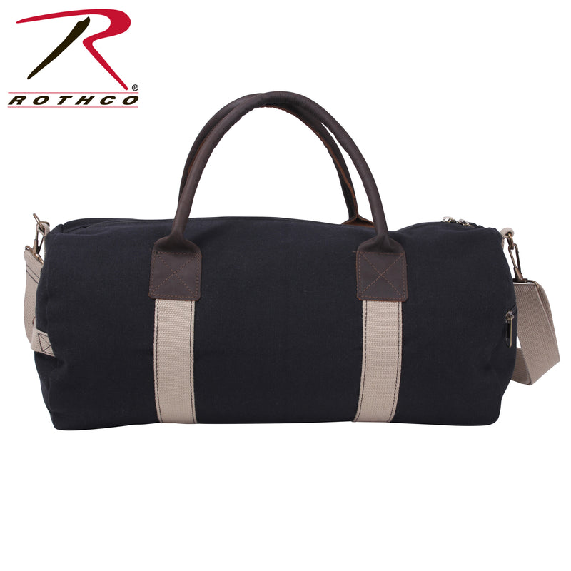 Rothco Canvas & Leather Gym Duffle Bag