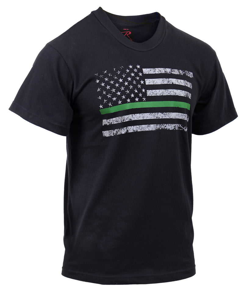 Rothco Thin Green Line Distressed Flag T-Shirt