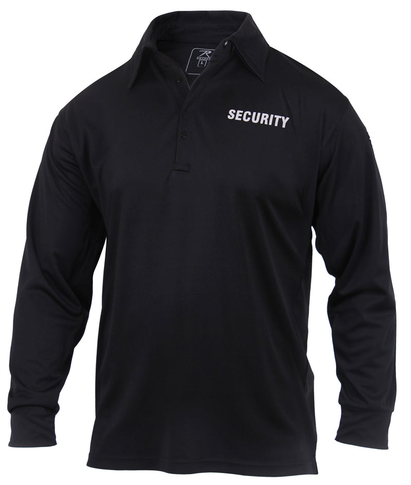 Rothco Moisture Wicking Long Sleeve Security Polo