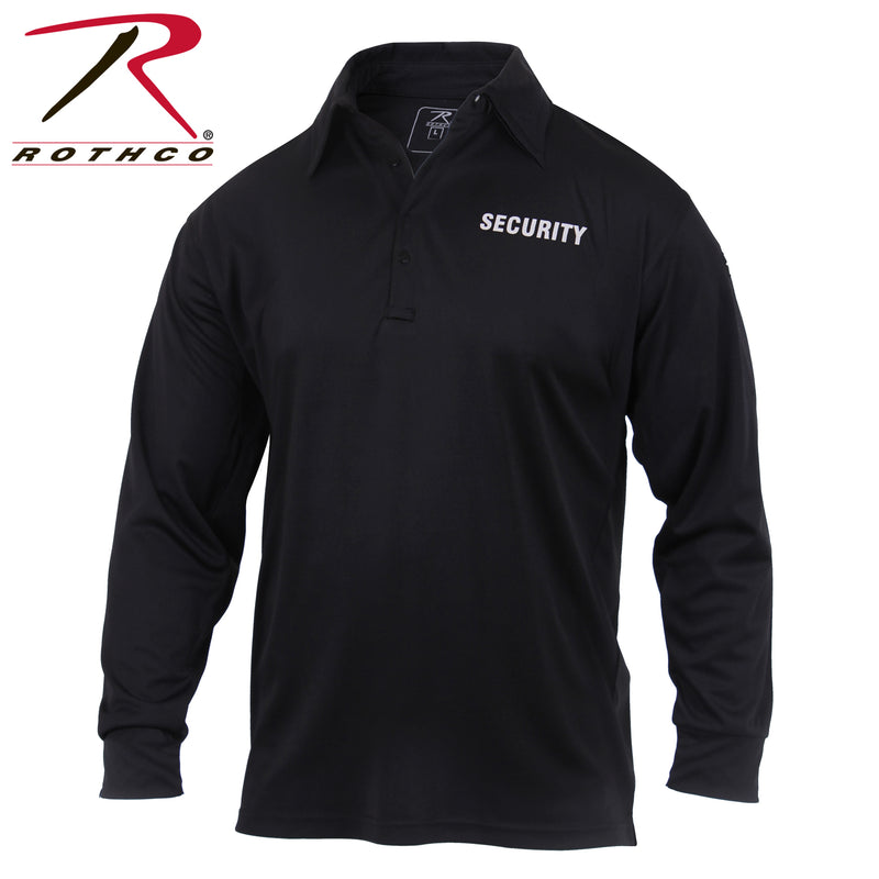 Rothco Moisture Wicking Long Sleeve Security Polo