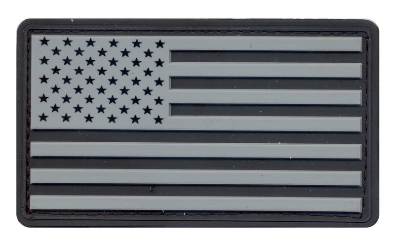 Rothco PVC US Flag Patch With Hook Back