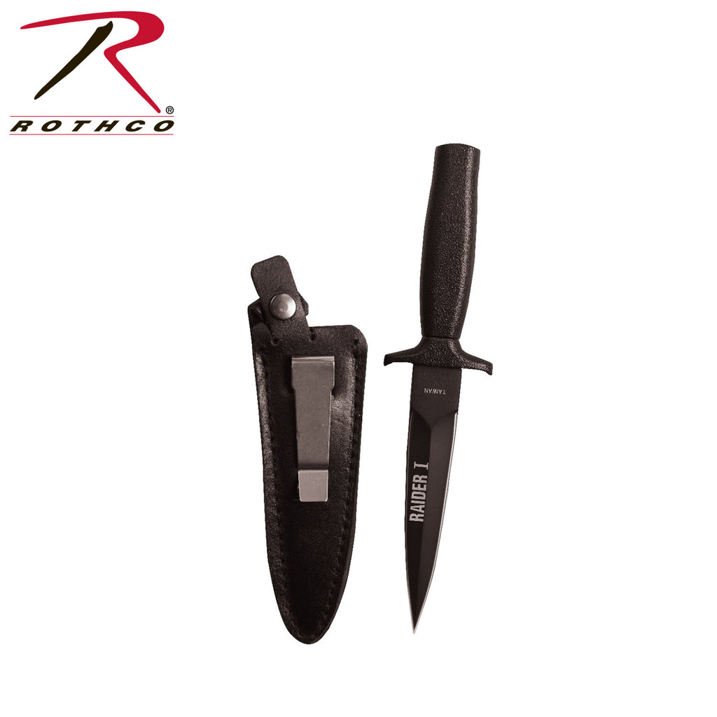 Rothco Black Raider I Boot Knife