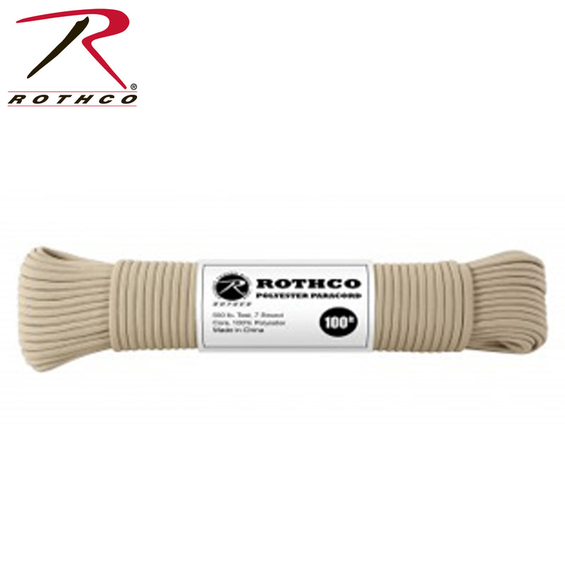 Rothco 550lb Type III Polyester Paracord