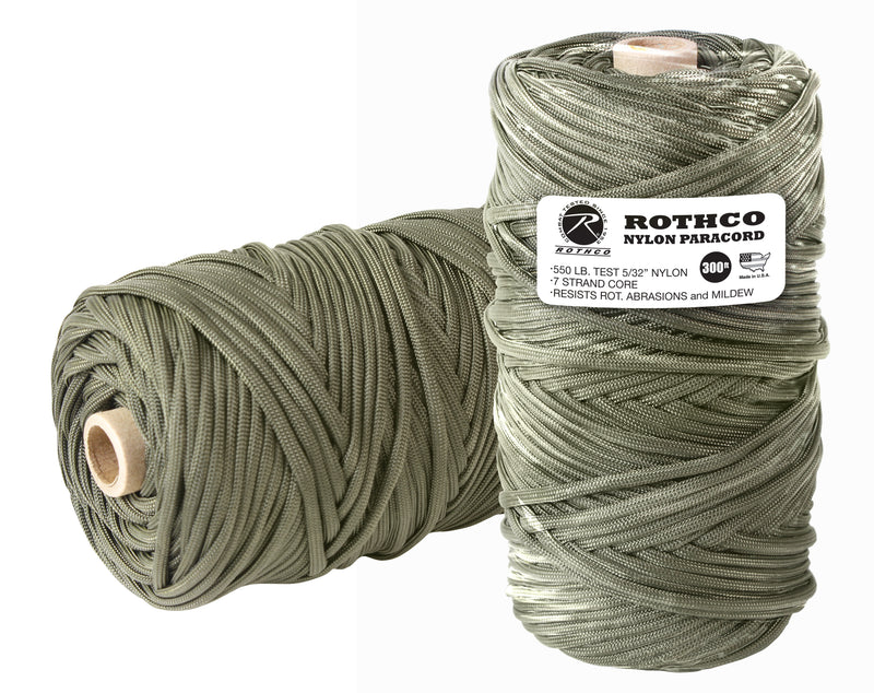 Rothco Nylon Paracord 550lb 300 Ft Tube