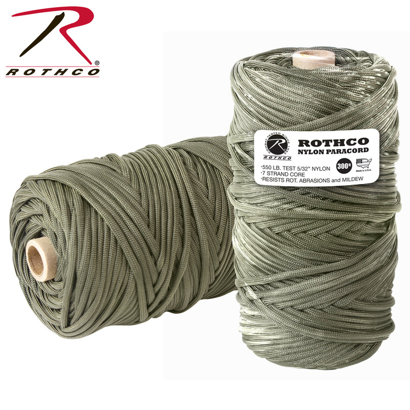 Rothco Nylon Paracord 550lb 300 Ft Tube