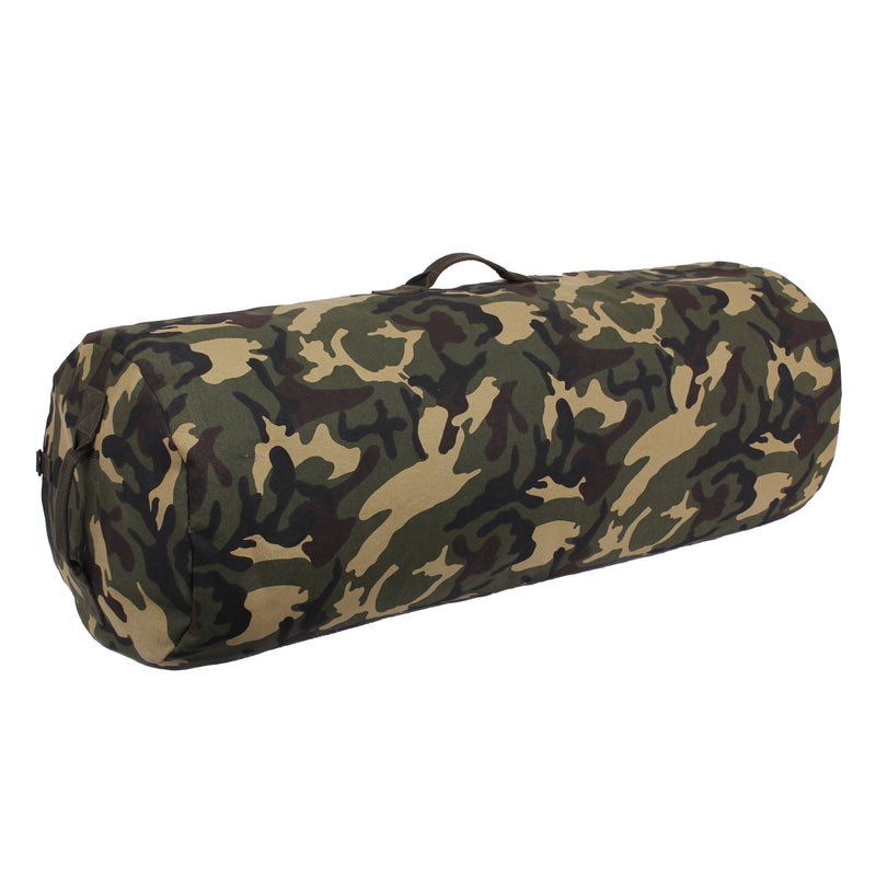 Rothco Canvas Duffle Bag With Side Zipper